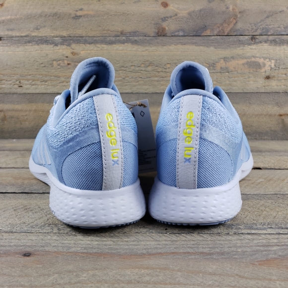 adidas Womens Edge Lux 4 Running Shoes Ambient Blue Sky Primegreen Recycled - Picture 4 of 11